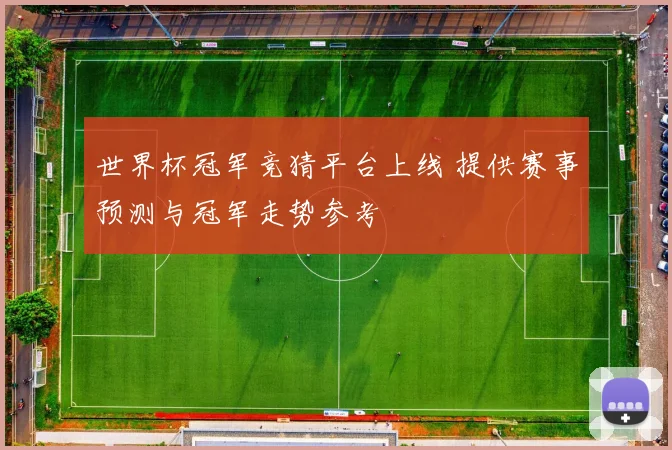 世界杯冠军竞猜平台上线 提供赛事预测与冠军走势参考