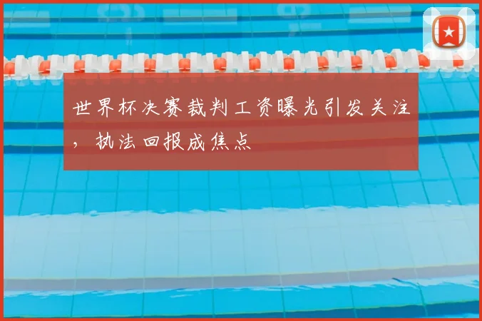 世界杯决赛裁判工资曝光引发关注，执法回报成焦点